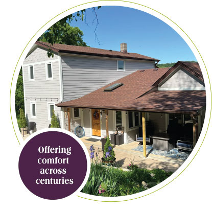 CountryView Home in Galena, IL offers comfort across centuries.